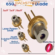 BACKSTREET Red Laser Head Diode Module, 3V 5V Tripod DIY High Power Burning Infrared, Metal 5mW 7mW 