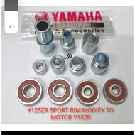 BEARING & BUSH COMPLETE SET FOR SPORT RIM Y125ZR PNP Y15ZR