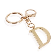 Gold Letter A-Z Keychain for Women Bag Charms Purse Charms For Handbags Metal Alphabet Initial Lette