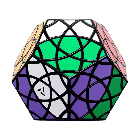 AJ Bauhinia Dodecahedron II Megaminx Magic Cube Speed Cube Strange Shape Puzzle Stickerless Cube Puz