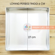 6cm Tall Square Pan Size 27x27cm Cake Mold Cake/ Sponge Cake/ Tart/
