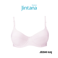 Jintana เสื้อชั้นใน (เสริมโครง) รุ่น Basic Bra รหัส JB2849 สีชมพู