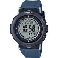 CASIO PRO TREK PRG-30-2JF [PROTREK Camper Line Solar Watch Small Model Mens Rubber Band] Round Navy 