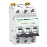 (READ DESCRIPTION) MCB SCHNEIDER 3P 16 a NO REF A9F74316 iC60N