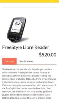 FreeStyle Libre Reader, brand new 全新