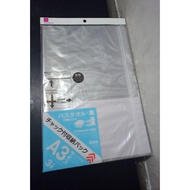 Daiso A3,B4,A4,B5,A5,B6,A6,B7,A7,B8,A8,B9,A9 ThiN Zip Lock Storage Bag / Pembungkus Zip Jenis Nipis 