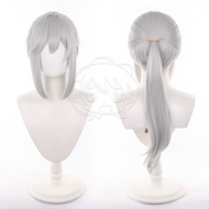 Silver Gray Hair Wig for Delta Force Luna for Anime Cosplay Game Wig