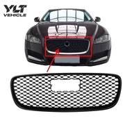 BP7A For Jaguar XF2016-2017 Front Bumper Center Grille Gloss Black Square Hole OEM T2H3979 High Qual