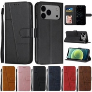 For iPhone 17 Pro Max 17pro Case Flip Wallet Book Cover For iPhone 17 Air Case iPhone 16e 14 15 16 P