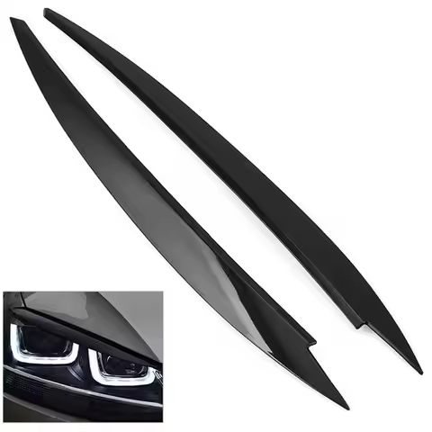 Car Headlight Eyebrows Sticker for VOLKSWAGEN VW Golf 7 VII GTD R MK7 2013-2017 Lamp Eyelids Trim Co