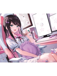 VSPOGEAR Pulsar Two-dimensional Tempered Glass Mouse Pad For Girls E-sports Games FPS