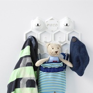 Feca Suction Cup 7 Nest's Hooks - White D18