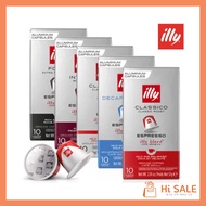 ILLY NESPRESSO Capsule Coffee 5.7g x 10 Capsules / 5 flavors