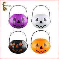 [kokiya] Halloween Trick or Treat Bucket Pumpkin Pail Candy Bucket Halloween Gift for