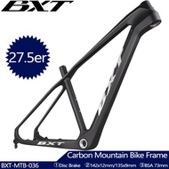 NEW BXT Full Carbon MTB Frame 27.5er Carbon Frames T1000 Carbon Mountain DIsc Bike Frame 27.5 Super Light Bicycle Frameset