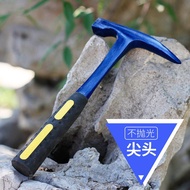 Geological Hammer Mining Polishing Hammer Integrated Sharp Head Flat Head Field Investigation Tool G
