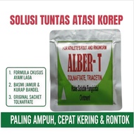OBAT KOREP AYAM PALING AMPUH ALBER-T SACHET Salep Kurap Jamur Kulit Ayam Aduan Laga Tolnaftate
