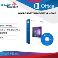 SOFTWARE / MICROSOFT WINDOW 10 HOME / LIFE TIME LICENSE / 1 USER / 1 PC