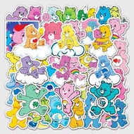 care bears 小熊 愛心熊 熊仔 公仔 彩虹熊 貼紙 手帳 50張 stickers 裝飾 生日禮物 送禮
