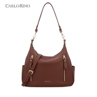 Carlo Rino Brown Naomi Hobo Bag