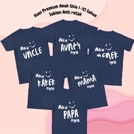 Our Child Adult Family Couple T-Shirt SIbling Mama papa grandfather grandmother aunty uncle combed 3