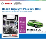 Bosch Plus 120 Gigalight H4 Headlight Bulb for Mazda 2 Hatchback DE 2nd Gen
