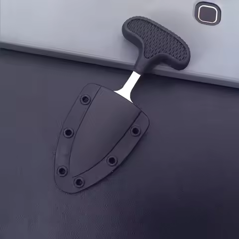 1PC Stainless Steel Pu 'er Tea Knife Open Mail Express Box Knife Outdoor Camping with Serrated Rope 