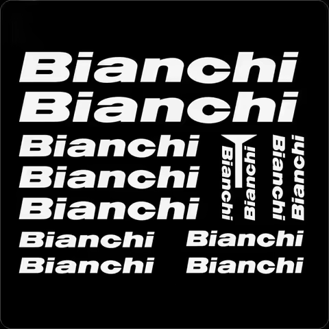 Bianchi Classic Color Bike Frame Decal Set Waterproof Self-Adhesive Vinyl Stickers For Road MTB