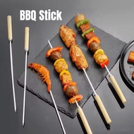 BBQ Stick Skewer Reusable Barbecue Skewer Stainless Steel Grilling Kebab Stick Grill Stick BBQ Tools