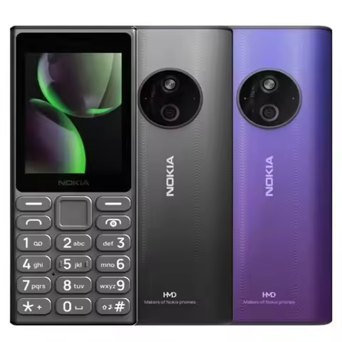 Nokia 110 2024 4G Backup Phone 2-inch 2SIM FM Radio LED Flashlight 1000mAh MP3 Type-C Physical Butto