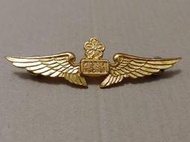 【老徽章 胸章 紀念章】早期 中華航空 華航 飛行胸章 鋁質 china airlines (M883)