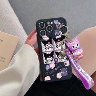 Samsung Galaxy ON7 2016 ON7 C7 Pro C9 C9 Pro A03 A03 Core 2015 J2 Prime A04 A04E M04 F04 A05 A05S A24 4G Cartoon Kulomi Phone Case With Keychain and Doll
