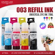 Ink printer Epson 003 Refill Ink All in One EPSON L3110 / L3116 / L3150 / L3210 / L3156 / L1110 / L3