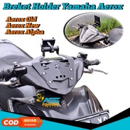 Latest Bracket Holder Bracket GPS Mobile Phonehp Aerox 155 Aerox Connected Aerox Alpha 2025 | Aerox 