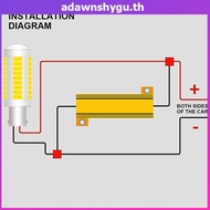 Adagu 2Sets Car LED Canbus Decoder 10/25/50W 6/8/25/39Ohm Load For Auto Turn Signal Lantern License 