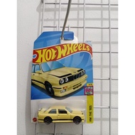 Hot wheels bmw m3 e30 yellow