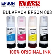 ORIGINAL EPSON 003 BULK PACK INK FOR EPSON L3210 L3250 L1210 PRINTER USE