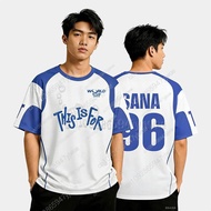 THIS IS FOR T-shirt O-Neck Blue&Hite Color Scheme Fashionable Street Y2k Top Concert Tee Fan Gift Su