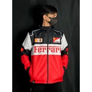 otakuu เสื้อแจ็กเก็ต Ferrari FORMULA 1 ONE F1 กันน้ํา