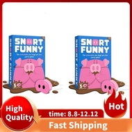 For 4+ Player Compatible 2PCS Hilarious Family Party Game, 150 Challenge Cards with 5 Pig Noses, Lau