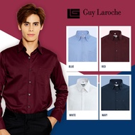 Guy Laroche เสื้อเชิ้ตคอปกสีพื้น Slim fitรุ่นขายดี มีให้เลือก 3 สี (BAB6200P3)