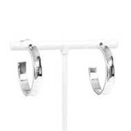 蒂芬妮 (Tiffany & Co.) 1837 窄圈耳環，中號，925純銀，女士款，二手