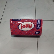 TISSUE 250S JOLLY / TISSUE FACIAL 250 SHEET 2 PLY JOLLY / TISSUE JOLLY