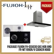 [BUNDLE] FUJIOH FH-GS5030SV Gas Hob 88cm and FR-MT1990R/V Chimmey Cooker Hood 90cm