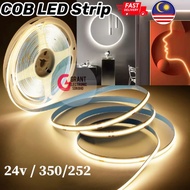 5M COB Led Light Strip 24V Uni Line 320/250 Led 24VDC Ultra Bight DC24v Led Driver Led Strip