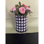 Synthetic rattan woven star flower vase product multi-purpose roof/