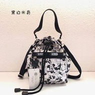 lesportsac 樂播詩 水桶包 力士保 防潑水包 小號抽繩 手提斜挎包3397