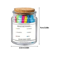 Quran Verse Jar Spiritual Comfort Verses Prayer Bottle Creative Every Emotional Scripture Jars For C