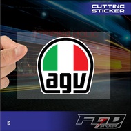 AGV Helmet Logo Stickers AGV Sticker/s Helmet Sticker/s AGV Logo Sticker/s Cutting Sticker/s