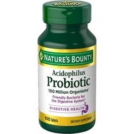 Nature's Bounty Acidophilus Probiotic, Daily Probiotic supplement 100 capsules 08.2024